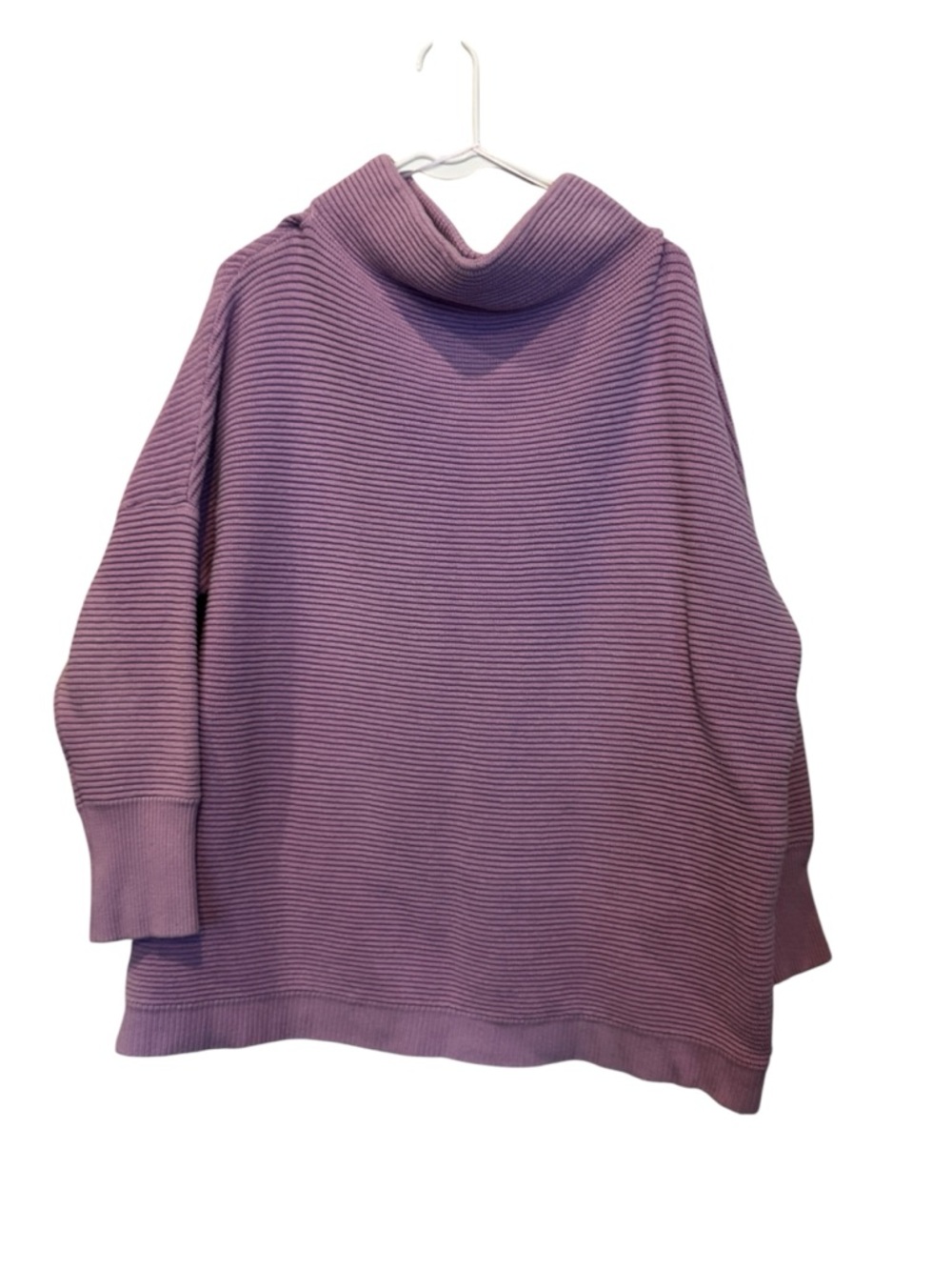 Monk & Lou Ribbed Turtleneck Ottoman Tunic
